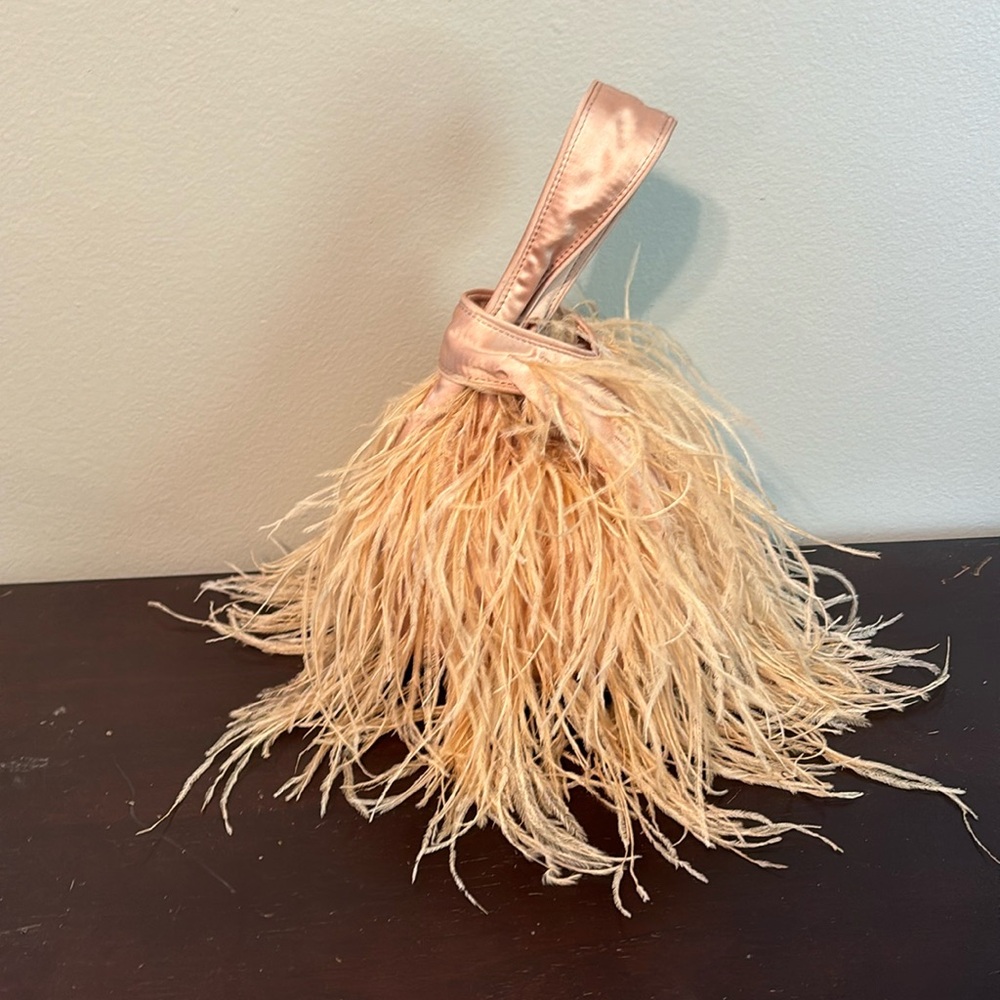 J. Crew Santorini Bag with feathers